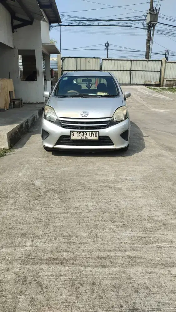 Agya 1.0 G Hatchback, transmisi  Automatic, Silver, 2015