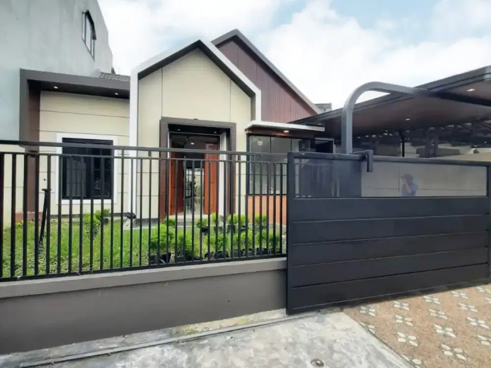 RUMAH BARU 1 LANTAI SIAP HUNI ADA HALAMAN BELAKANG, STRATEGIS DI KENCANA LOKA - BSD
