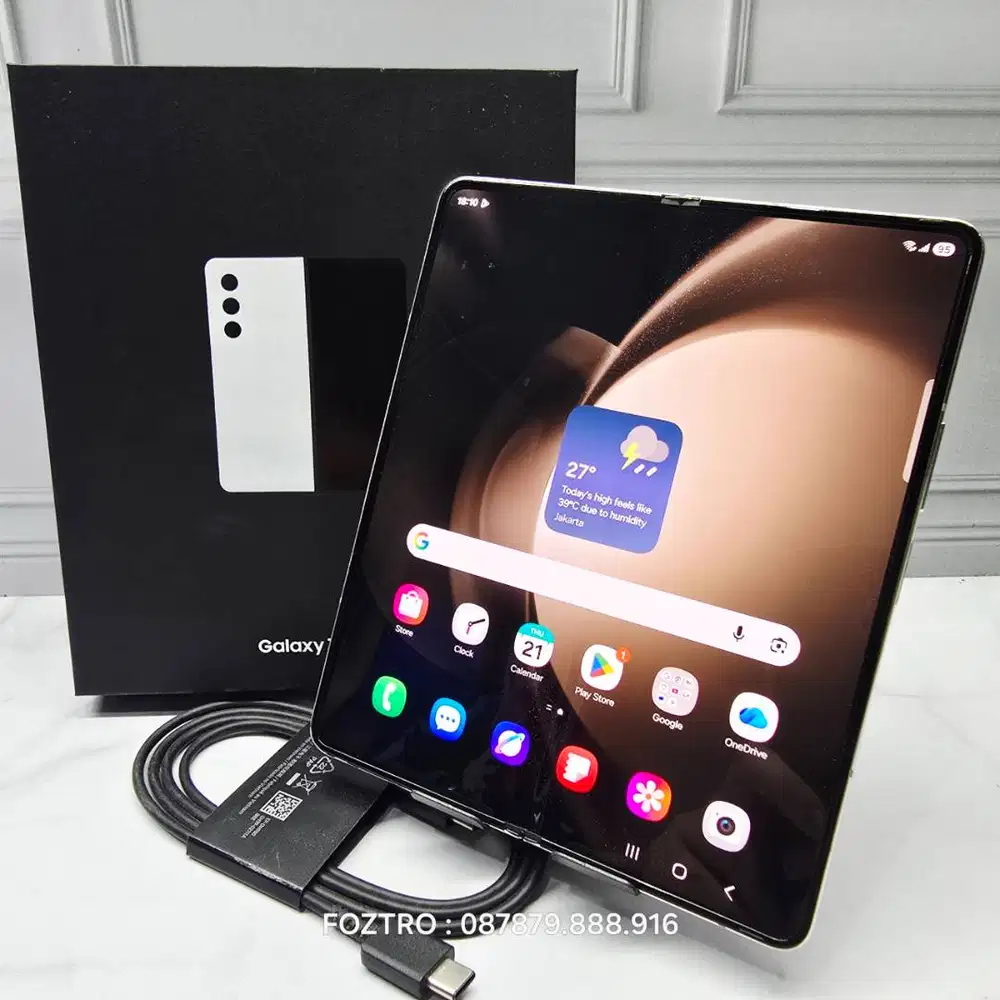 Samsung Galaxy Z Fold 5 12/256GB Cream Fullset No Minus