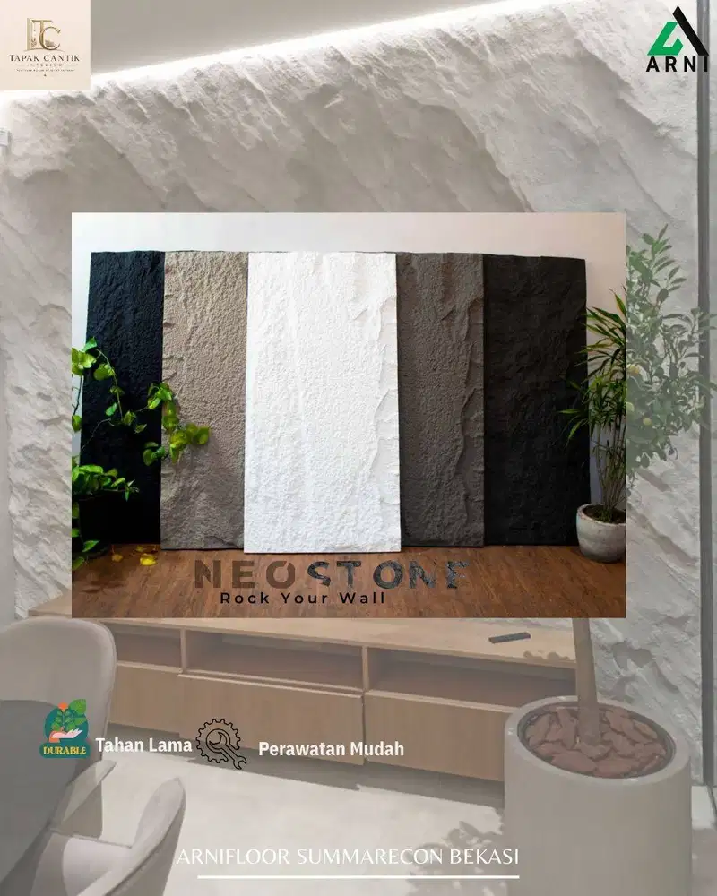 Dekorasi Dinding PU Stone Neostone | mudah pasang | jual perbox
