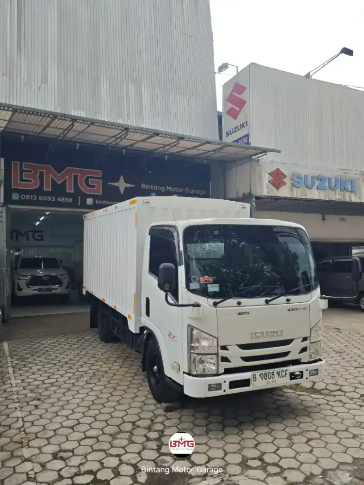 Truck Box Isuzu Elf Nlr55LX Long Chassis 100ps 2018