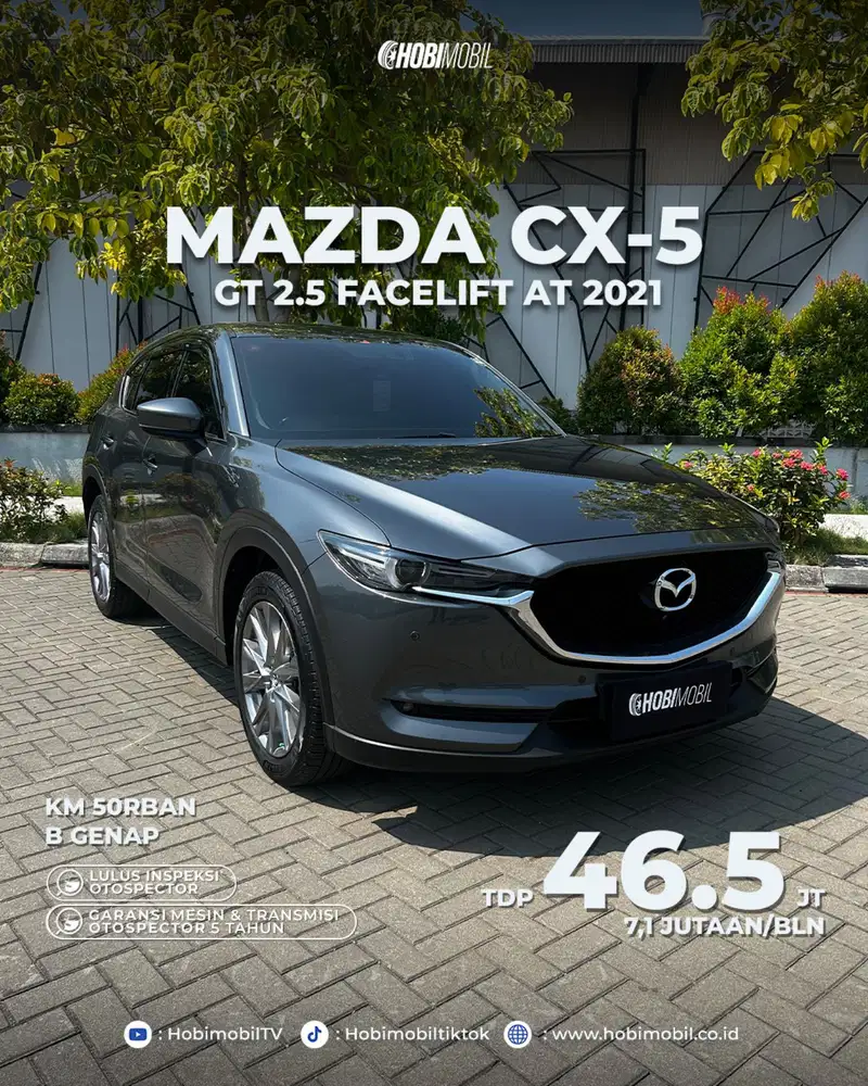 GARANSI MEIAN 5 TAHUN Mazda CX-5 GT at 2021