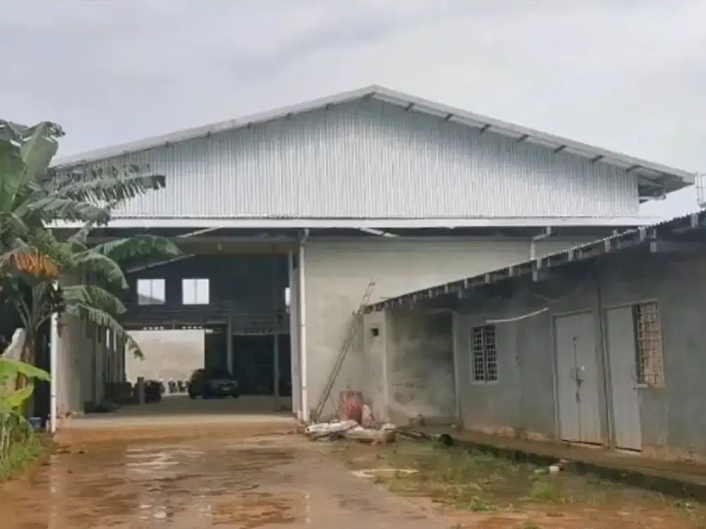 Disewakan Gudang Ada Mess 5 Kamar di Legok, Tangerang