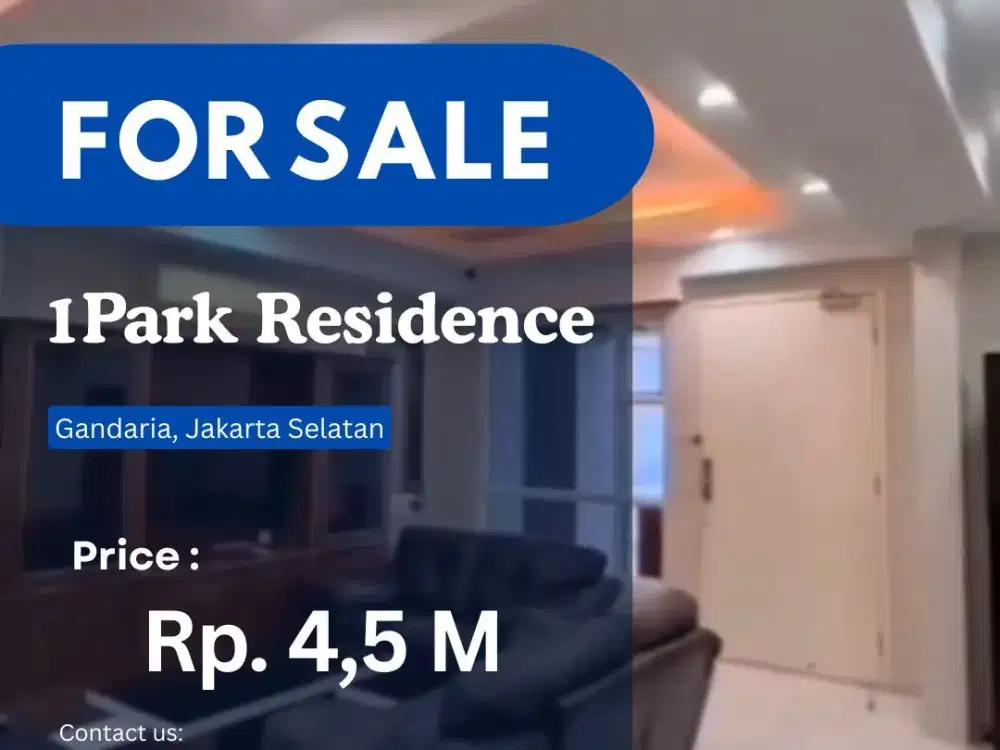 1Park Residence Unit 4+2BR Furnish SPECIAL PRICE Jarang Ada