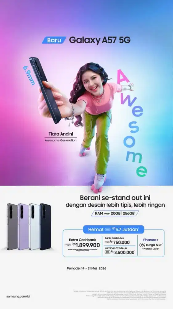 SAMSUNG A57 5G 25GB NEW PROMO