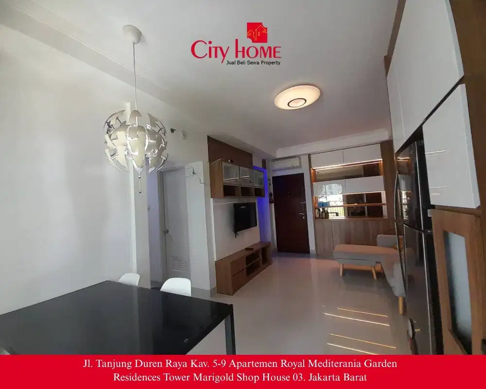 Disewakan Murah Apartemen 3BR Furnished Luas 70m2, Medit 2