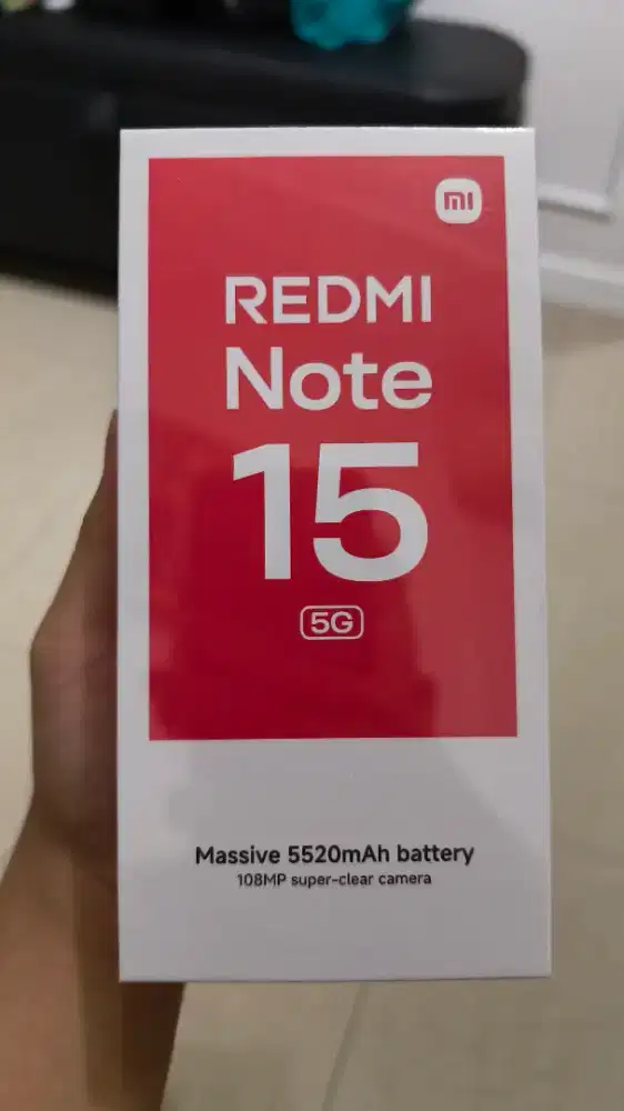 BNIB Xiaomi Redmi Note 15 5G Black 6GB/128GB