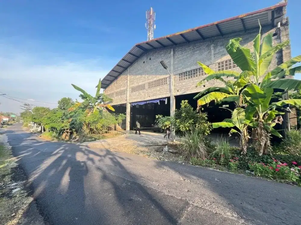 Dijual Gudang Siap Pakai Lokasi Strategis di Dekat Pusat Kota Wonosari