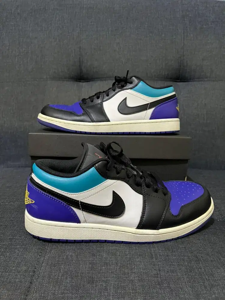 Sepatu Nike Air Jordan 1 Mid Aqua