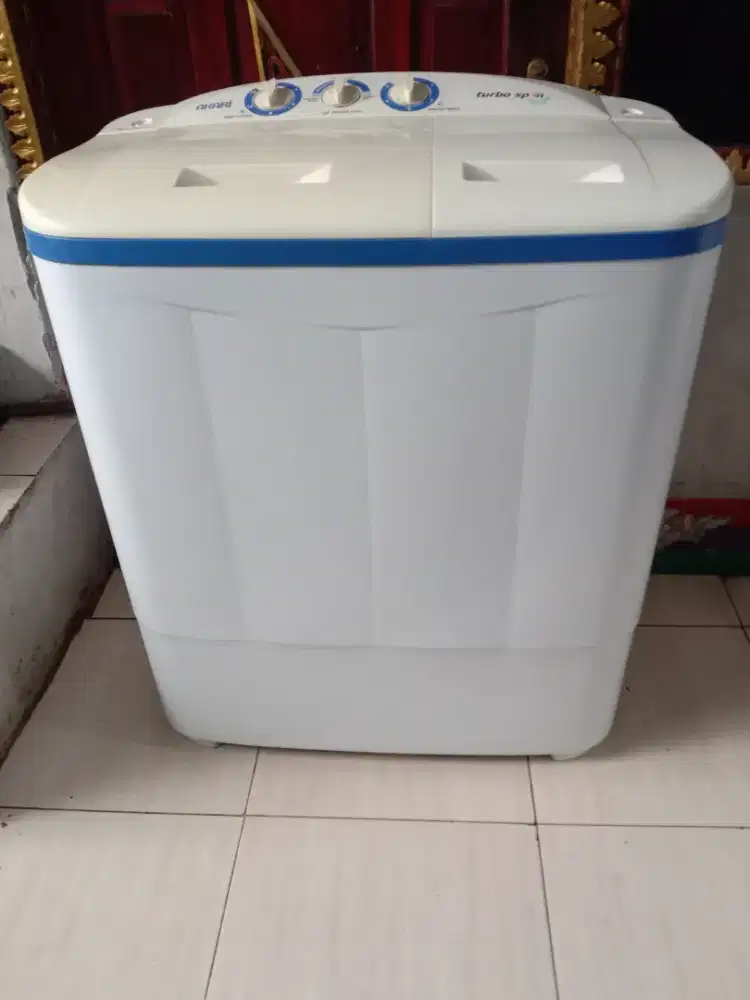 jual mesin cuci akari 7.5kg mesin halus body mls tenga keceng