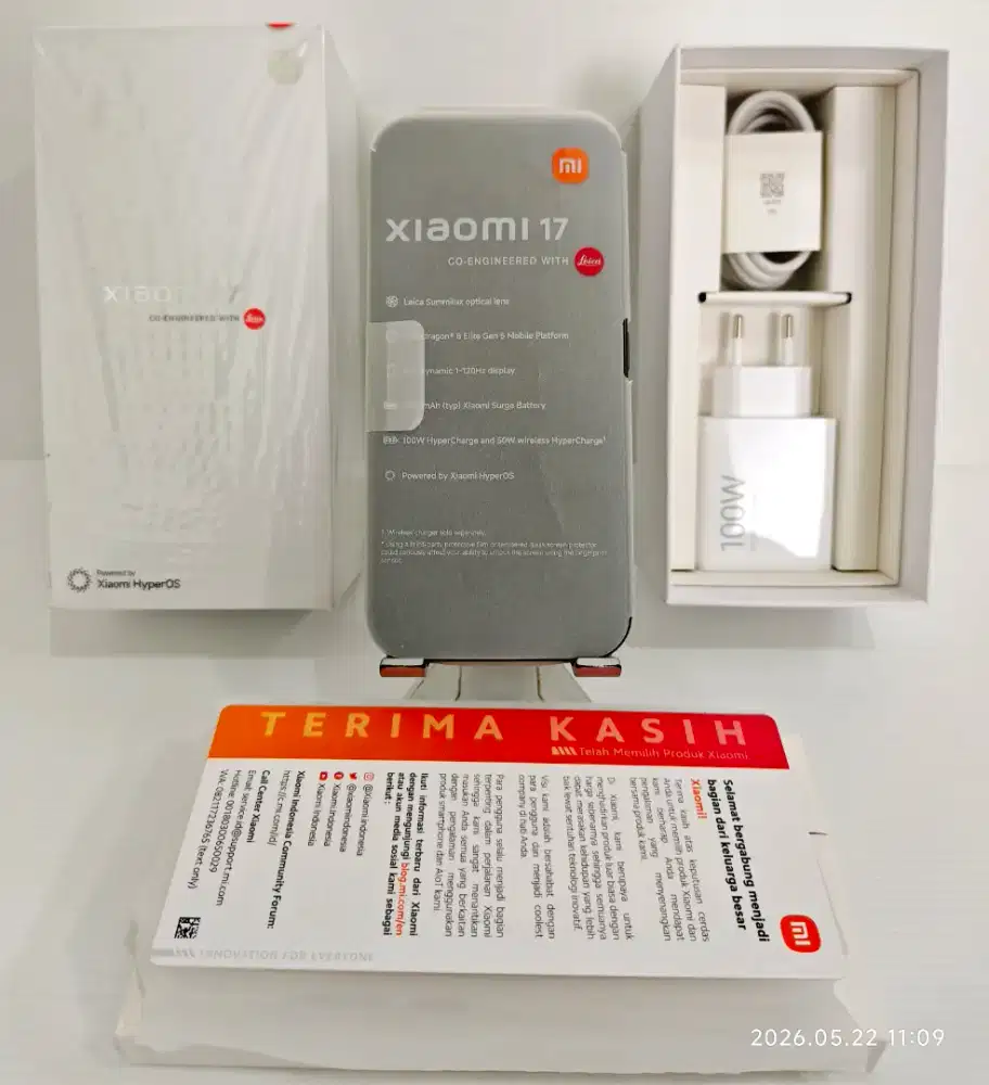 Xiaomi Mi17 5G 12/512 Gb BNOB 2 Hari Istimewa Perpect100% Bisa TT/BT..