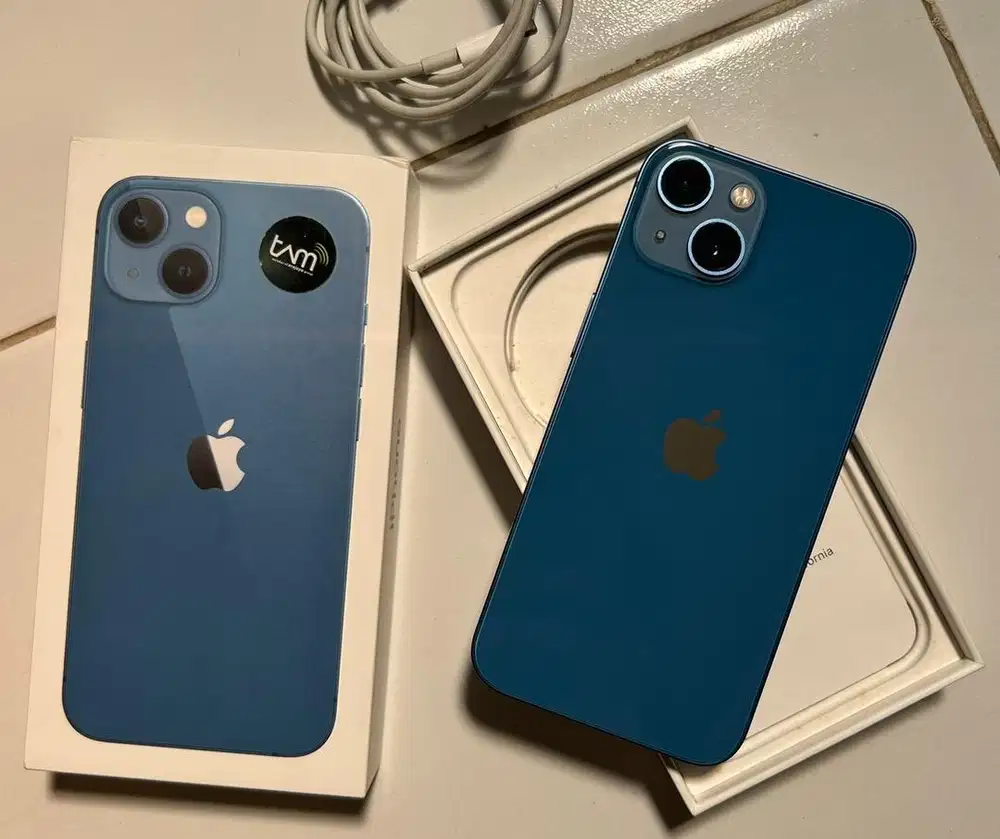 Iphone 13 blue 128gb ibox nominus fullset