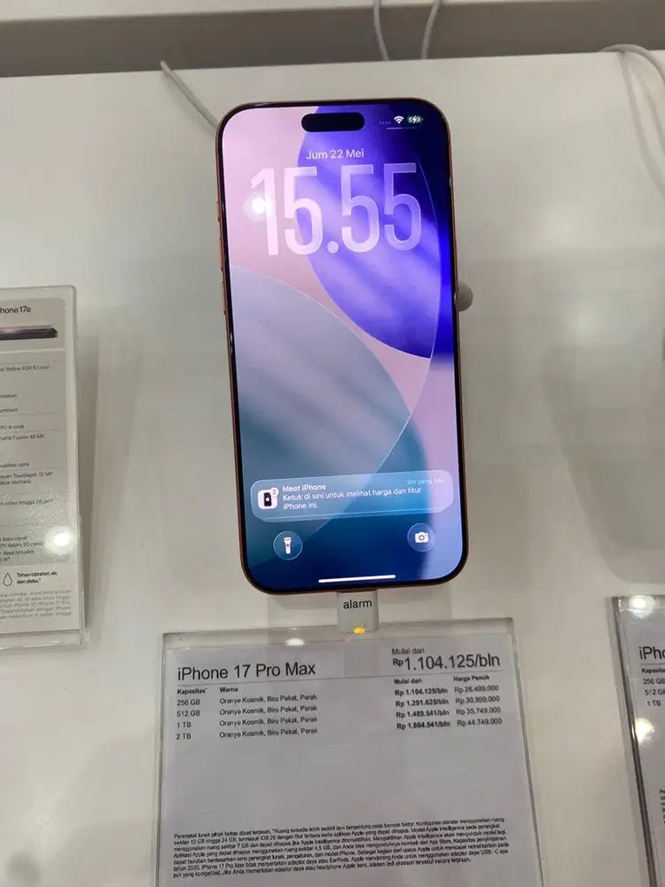 Promo menarik cicilan Iphone 17 pro max 256 Bebas bunga  Bebas dp