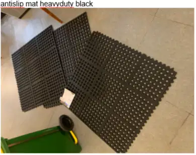 antislip mat heavyduty black 9