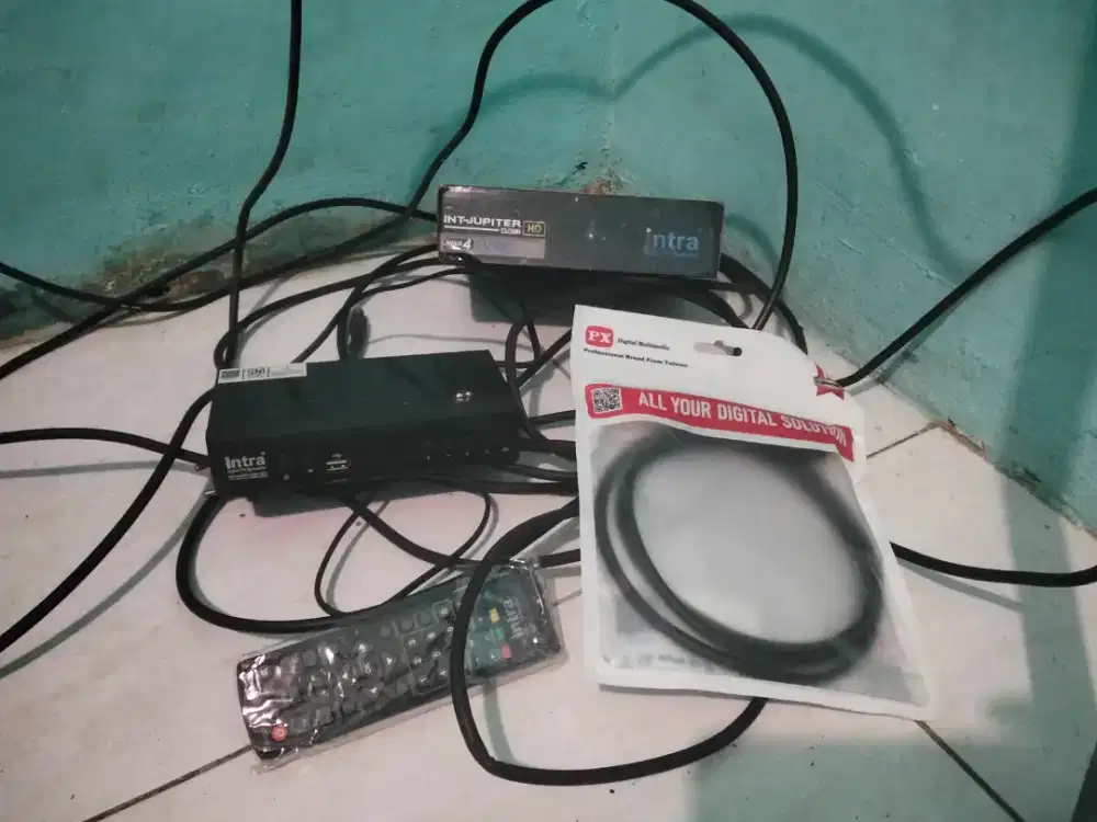 ANTENA TV OUTDOOR DIGITAL SET TOP BOX FULLSET