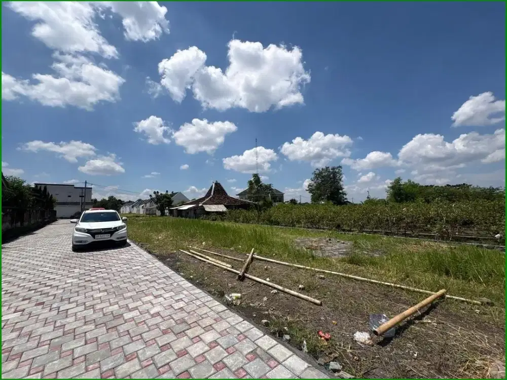 Dekat Kampus UII Tanah Jogja Dijual di Jl. Kaliurang Km.8