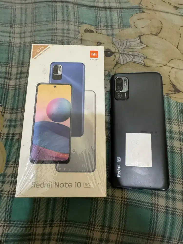 XIAOMI Redmi Note 10 5g 4/128gb Pribadi mulus Resmi