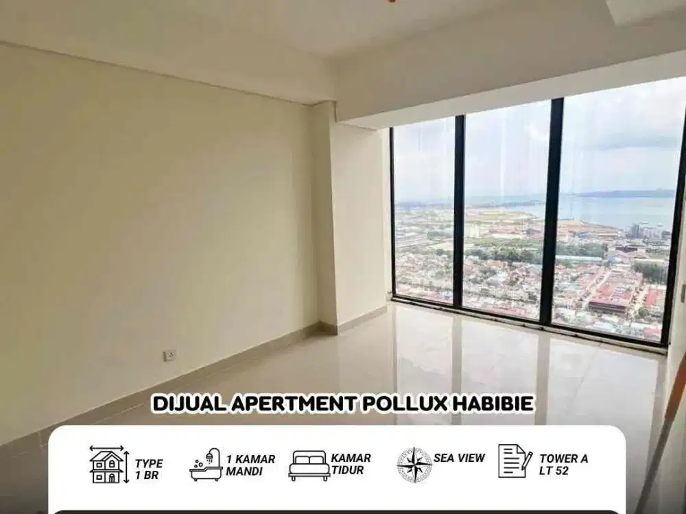 Dijual Apartment One Bedroom Pollux habibie batam center