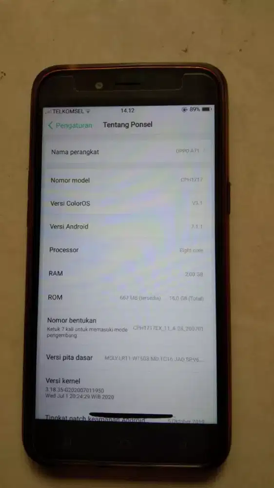 JUAL HP OPPO A71