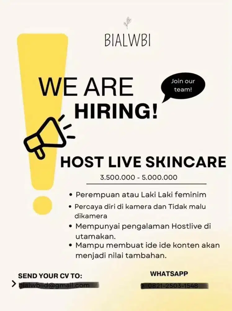 HOST LIVE SKINCARE