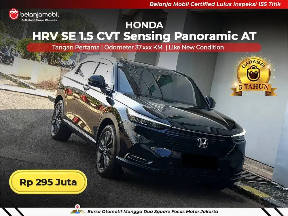 [ GARANSI 5TH ] Honda HRV HR-V HR V SE 1.5 Sensing Panoramic 2023/2024