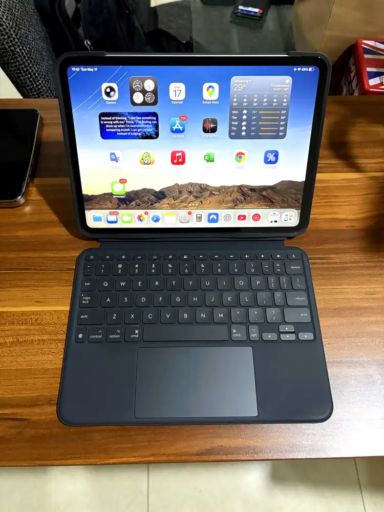 iPad Pro M4 11 512 GB Silver WiFi Inter LENGKAP Box + COMBO TOUCH