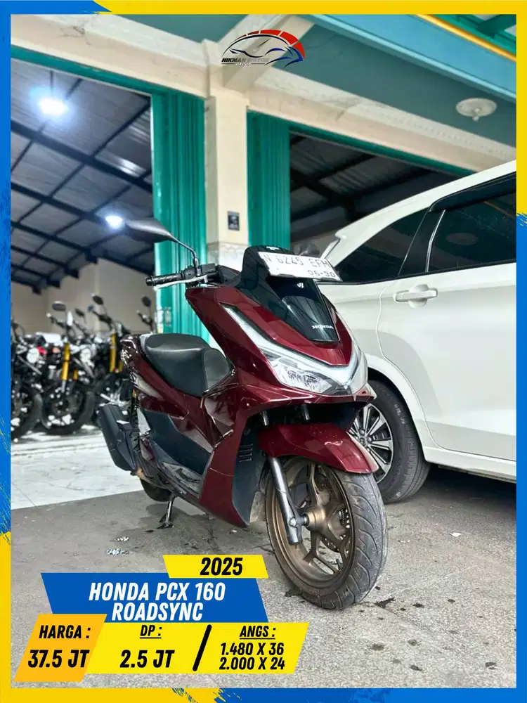 HONDA PCX 160 ROADSYNC 2025 LIKE NEW MASZEHH HIKMAH MOTOR KEPUH