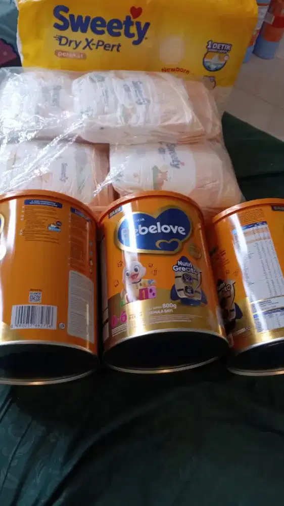 SUSU BEBELOVE 800GRAM 0-6 PAMPERS SWEETY S