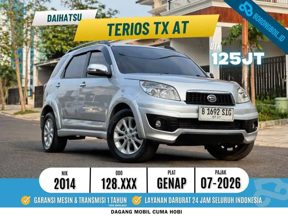 TERMURAH!!TERIOS TX AT 2014 SIAP PAKAI