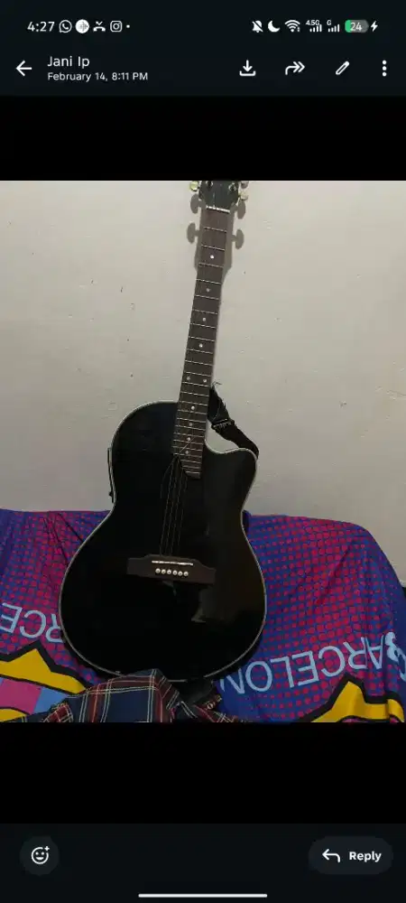 GITAR AKUSTIK ELEKTRIK CUSTOM
