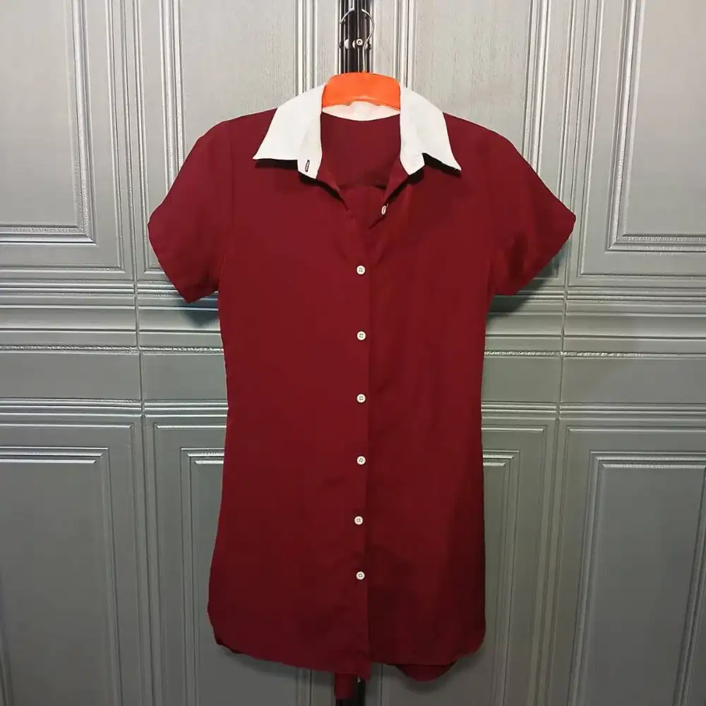 Blouse Wanita Warna Merah