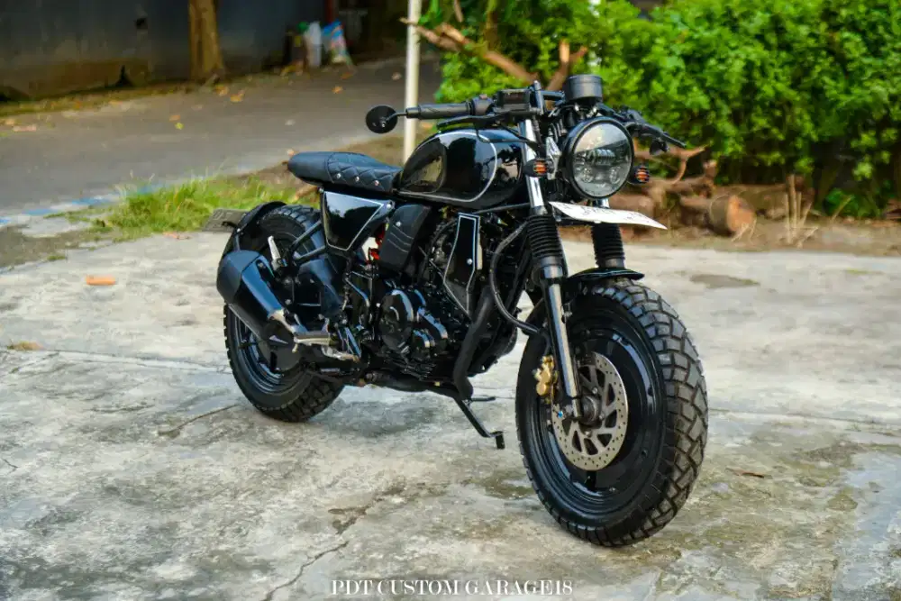 YAMAHA BYSON 2012 CUSTOM BRATCAFE CAFERACER JAPSTYLE
