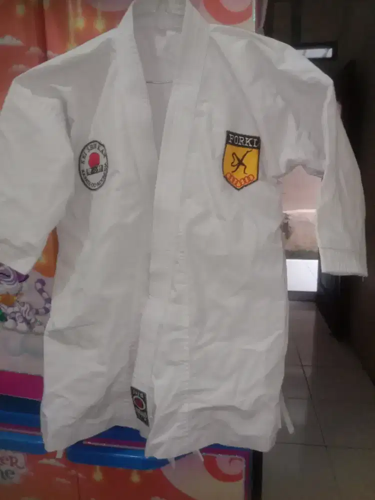 Baju anak cewek taekondo 7 -8 tahun