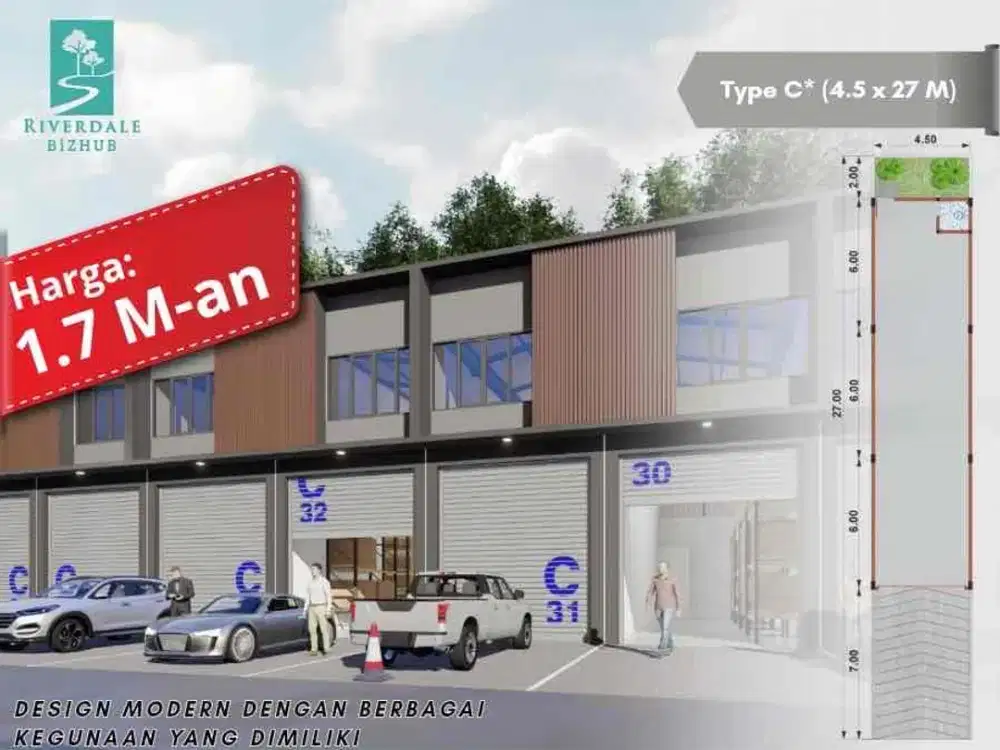 dijual gudang lokasi strategis cikarang barat jalur provinsi pantura