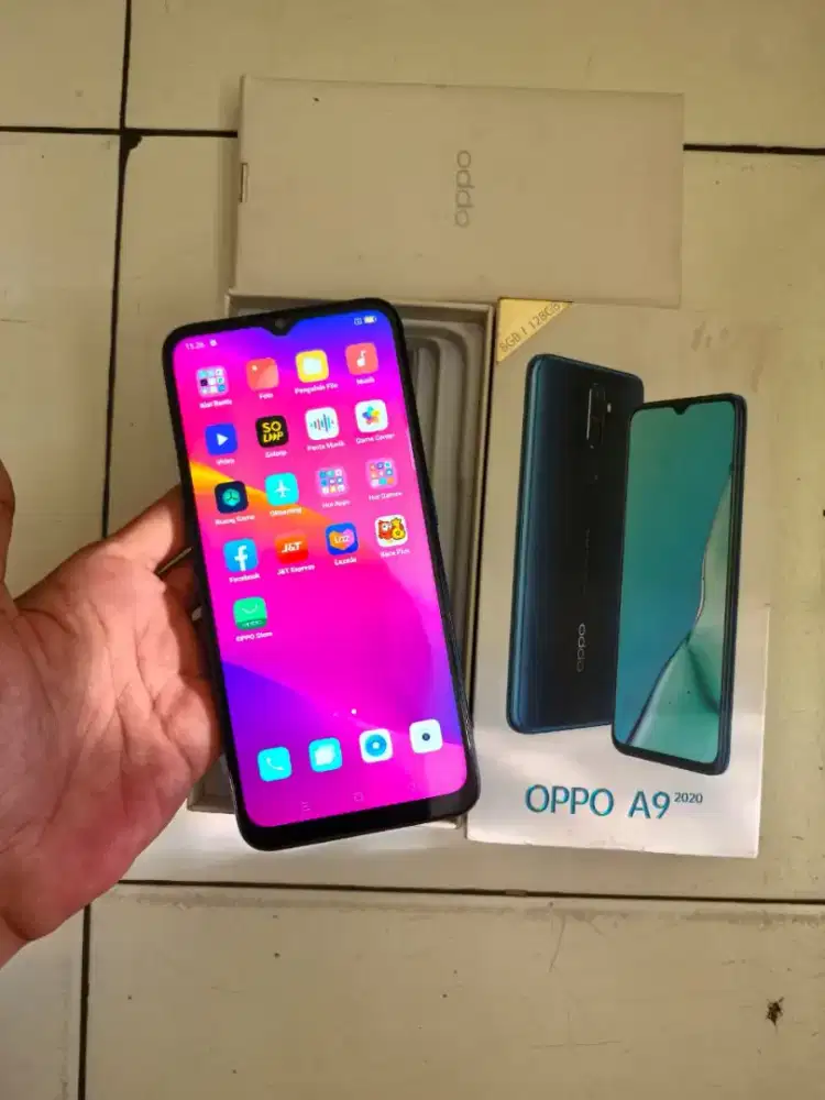 Oppo a9 8/128 lengkap