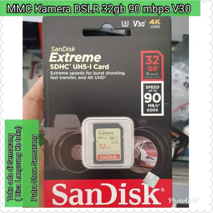 MMC Kamera DSLR 32gb V30 Original Sandisk extreme Memory kamera dslr 3