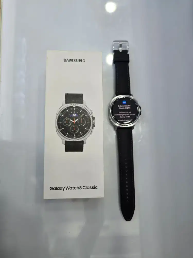 Samsung Watch 8 Classic 46mm Black Garansi SEIN 10 bln -MasterCom