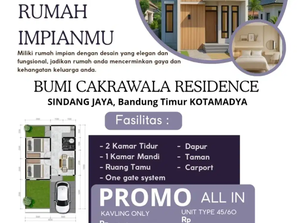 kavling murah bandung timur kota madya SHM