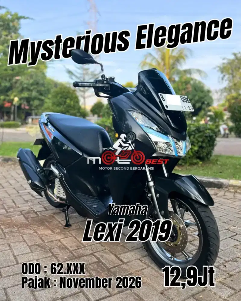 Cash Only Yamaha Lexi 125cc 2019 Kunci