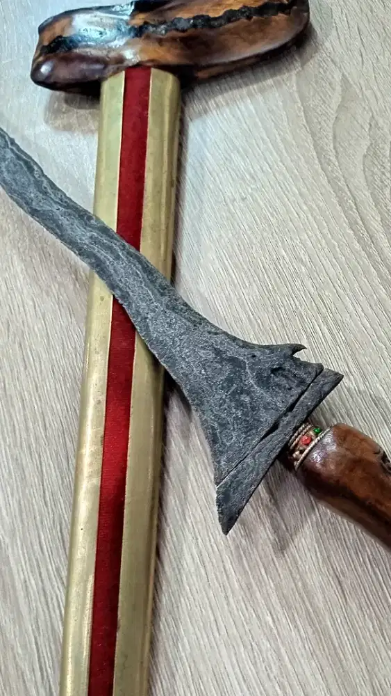 Keris sepuh Carubuk pamor wengkon isen Tangguh Cirebonan