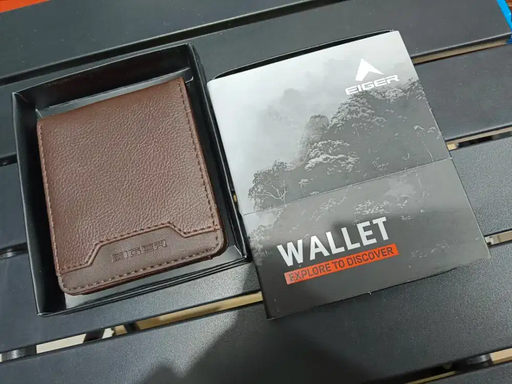 PROMO 100rb BARU-Dompet Eiger 100% Original Bahan Kulit sintetis