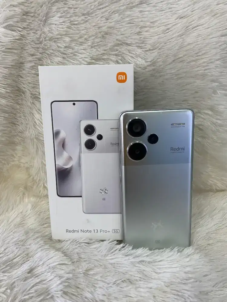 Redmi Note 13 Pro+ 5G ram 12/512 silver Fullset original #3Gcom