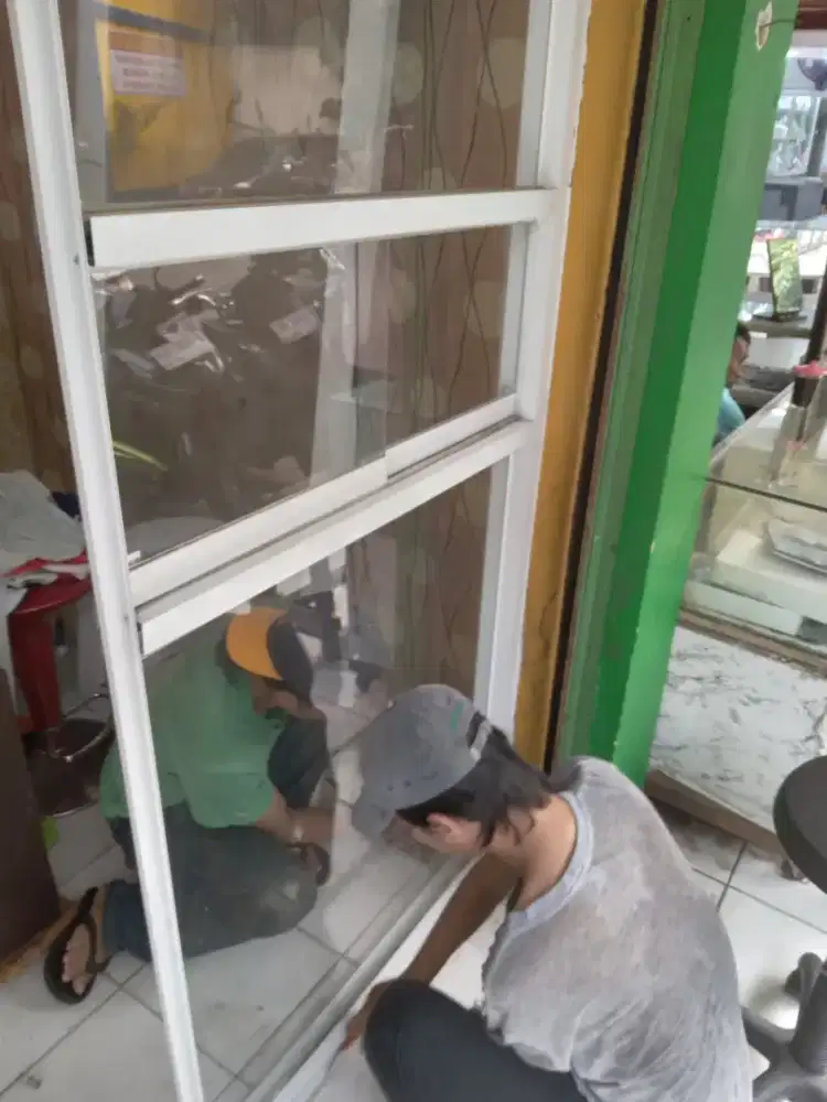 Dijual kusen kaca aluminium,