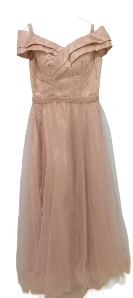 Dress pesta rosegold