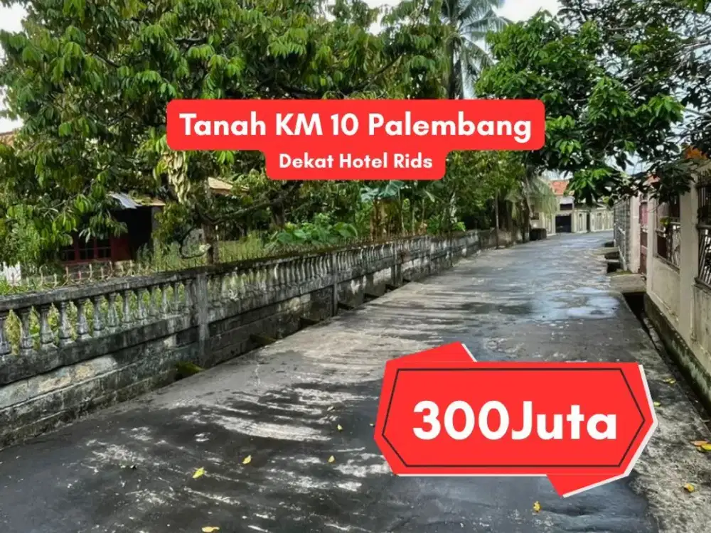 Jual Kavling KM 10 Palembang Dekat Pindang Umak – 120 m² SHM Harga 300 Juta
