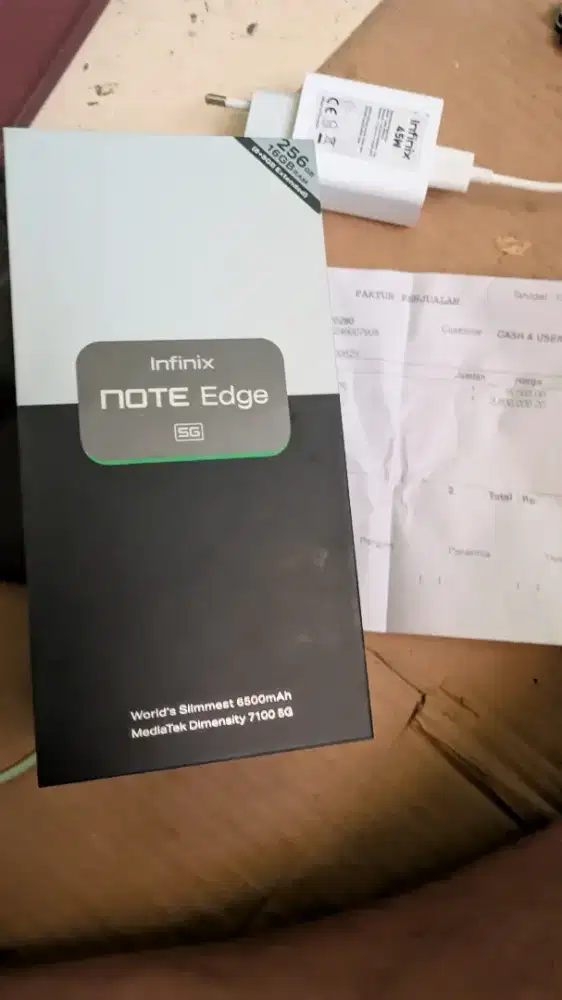 Jual hp Infinix not edge 5g