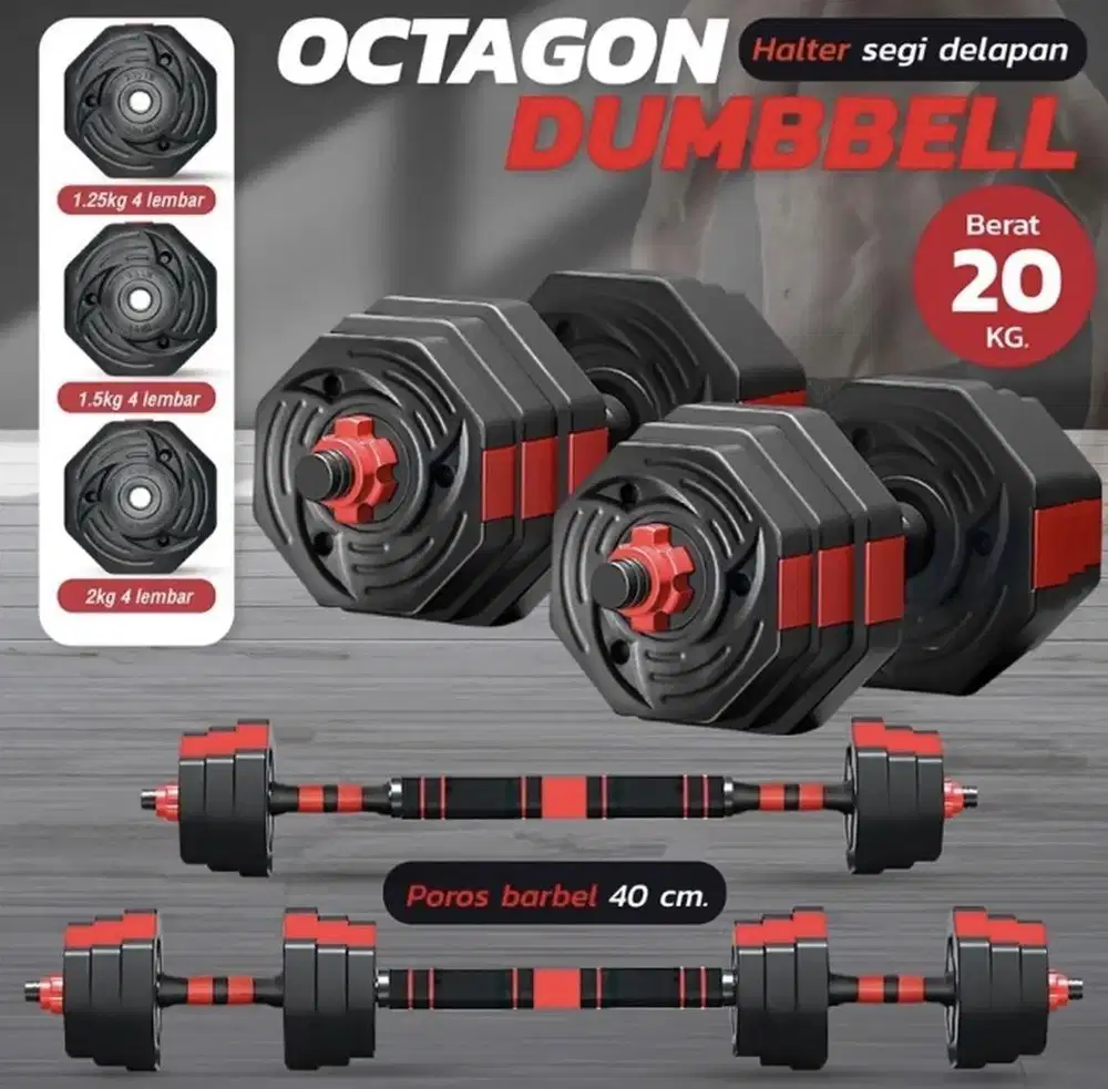 Dumbbell barbell set 20 kg