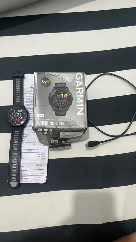Garmin forerunner 265 (garansi 2027 oktober)