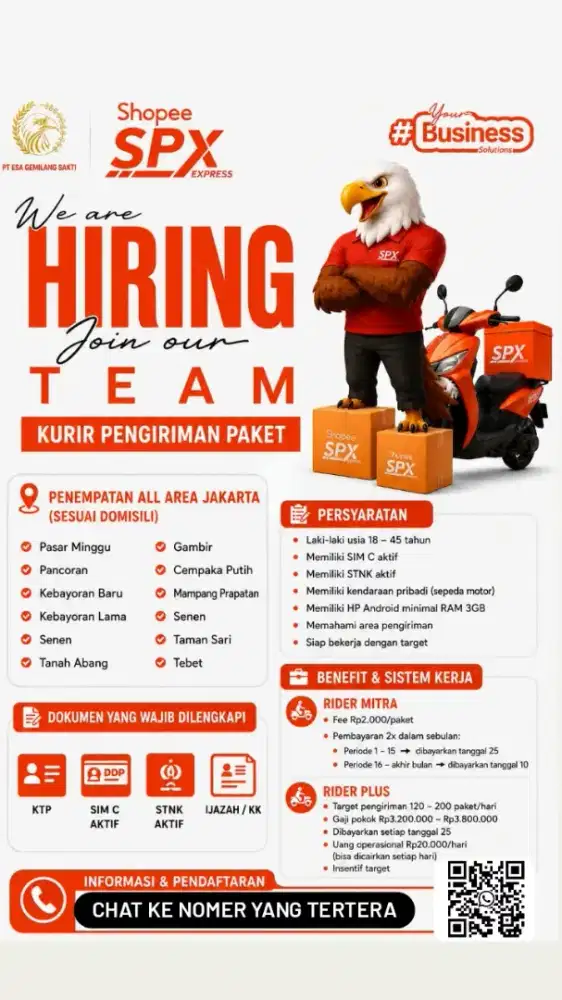 Rider Kurir Delivery SPX