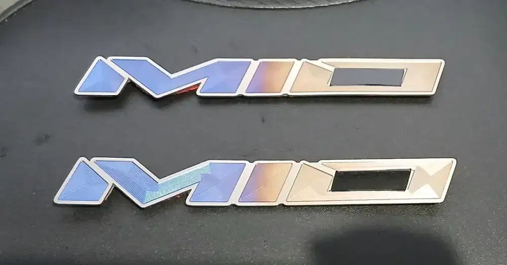 Emblem Mio 1 Set - Titanium Burn Original Vietnam _ Like New